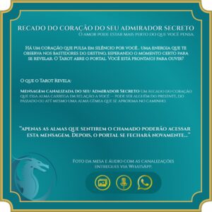 Há um coração que pulsa em silêncio por você… o Tarot pode revelar quem é.