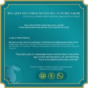 Recado do coração do seu futuro amor